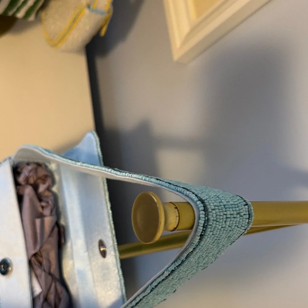 Hand Crafted Multicolor Beaded Shoulder Bag - Picture 3 of 6